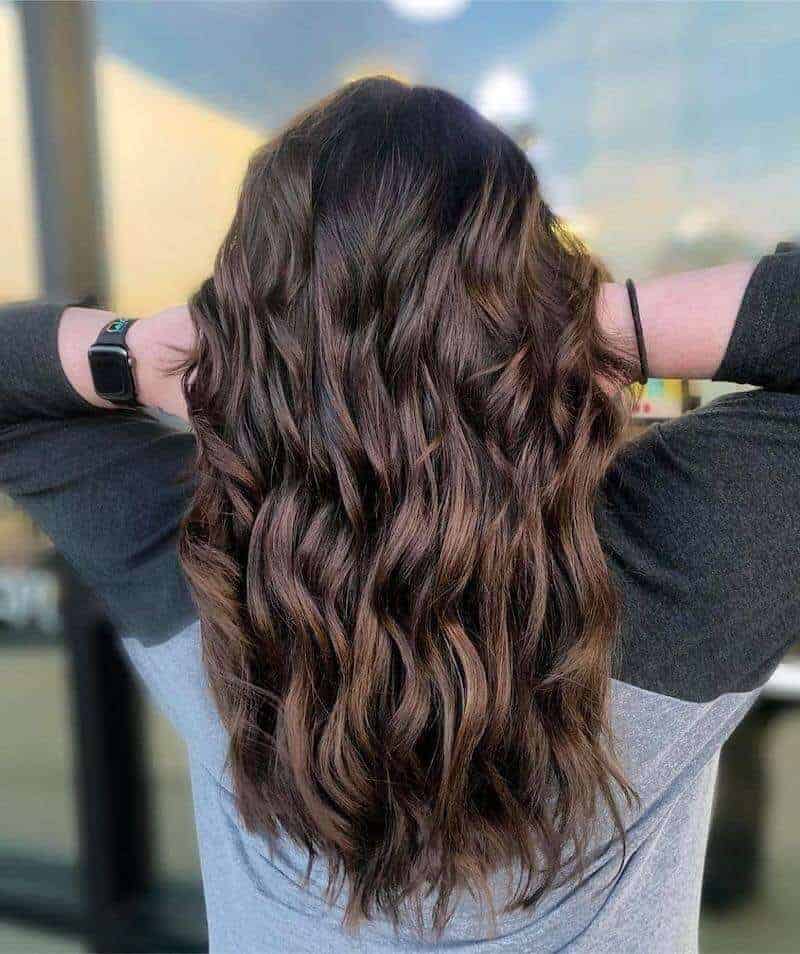 Dark Custom Hair Extesnions In Kansas City MO Salon Inspire