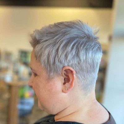 Silver Pixie Haircut in Kansas City, MO - Salon Inspire