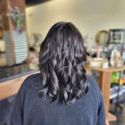 Top Salon in Kansas City, MO For Dark Brunette Hair Color & Curls - Salon Inspire
